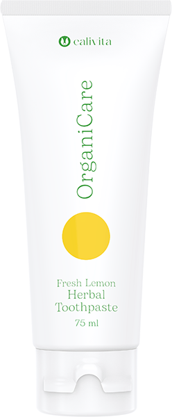 OrganiCare Fresh Lemon Herbal pasta za zube s okusom limuna