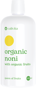 Organic Noni with organic fruits