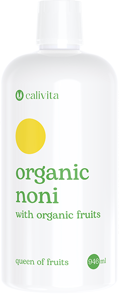 Organic Noni with organic fruits